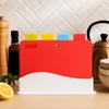 Non-Slip Cutting Board Set Hygienic Color Coded Board Set Chopping Board Set  Vegetable Prep
