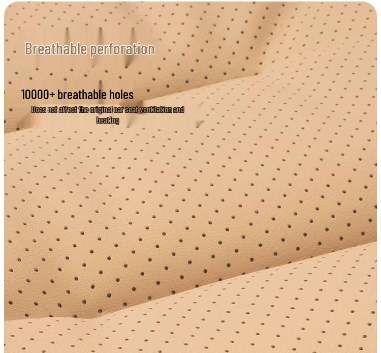 Всесезонная накладка на сиденье автомобиля из кожи наппа для Model 3 - Заднее сиденье