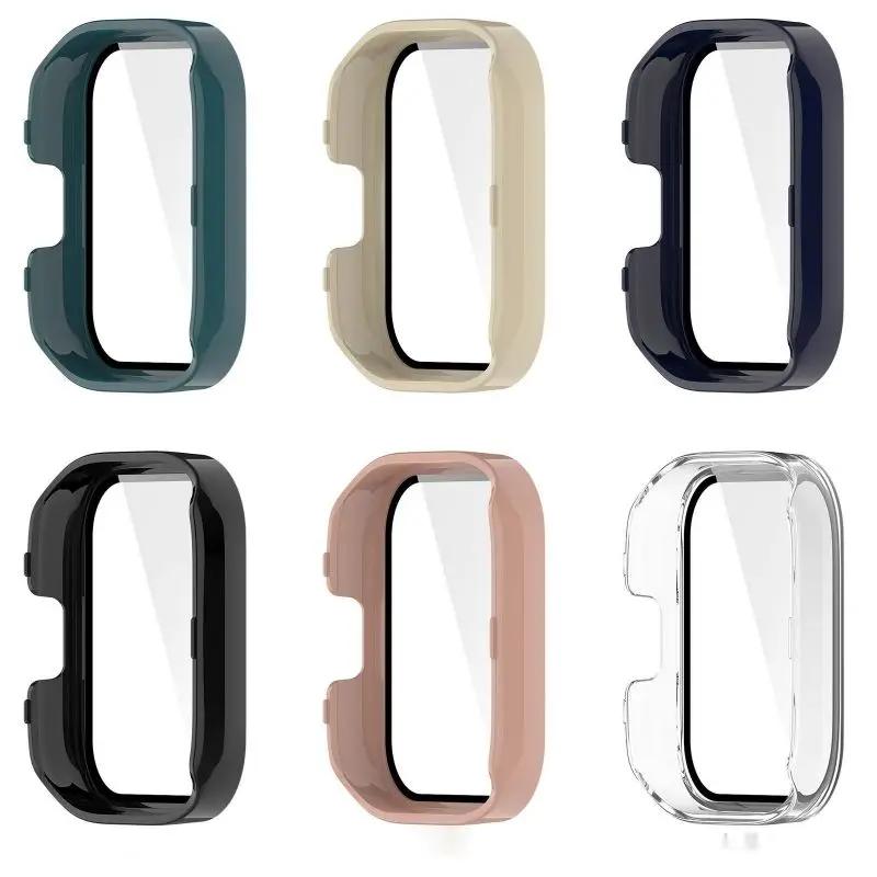 Закаленный стеклянный чехол для Redmi Watch 3/3 Lite/3 Active Smart Watch Strap Bumper Cover Screen Protector для Xiaomi Redmi Watch3