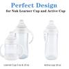 4 Packs Leak-Proof Design Learner Cup Spout for NUK Learner Cup & Active Cup Toddler Drinking