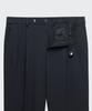 MUSINSA STANDARD Real Wide Hidden Banding Slacks [Iron Gray]