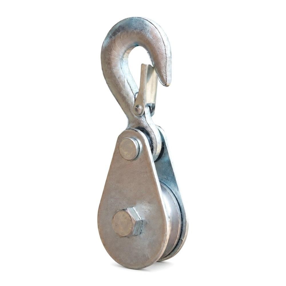 Single Wheel Snatch Block Pulley Single Wheel Pulley Block Skis Fitness Equipment