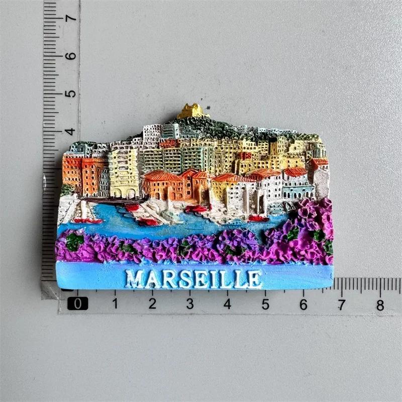 Франция Туристические сувениры Магниты на холодильник Страсбург Канны Ницца Эльзас Ментон Французские магнитные наклейки Украшения Подарки для путешествий
