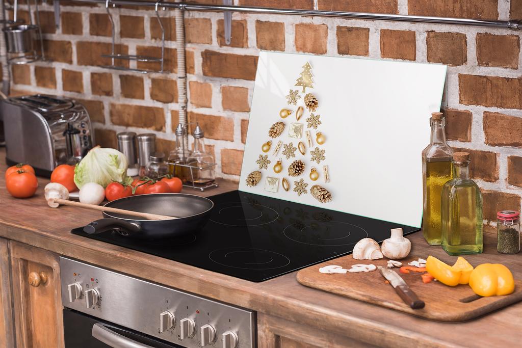 Glass stovetop protector 70x52 Christmas