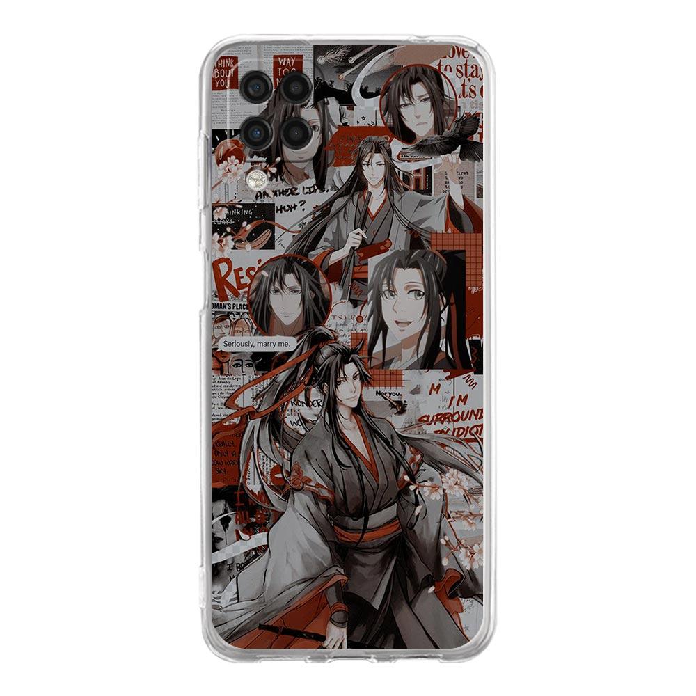 Прозрачный чехол для телефона Samsung Galaxy A13 A51 A71 A21S A12 A11 A31 A52 A41 A23 A53 A73 A32 5G A03S Мягкий чехол Аниме Mo Dao Zu Shi