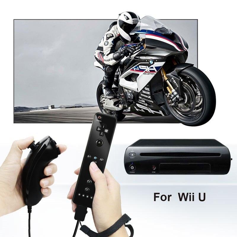 TECTINTER Беспроводной пульт-контроллер 2 в 1 Геймпад для Nintendo Wii/Wii U Без Motion Plus Пульт управления Wii Джойстик Wii