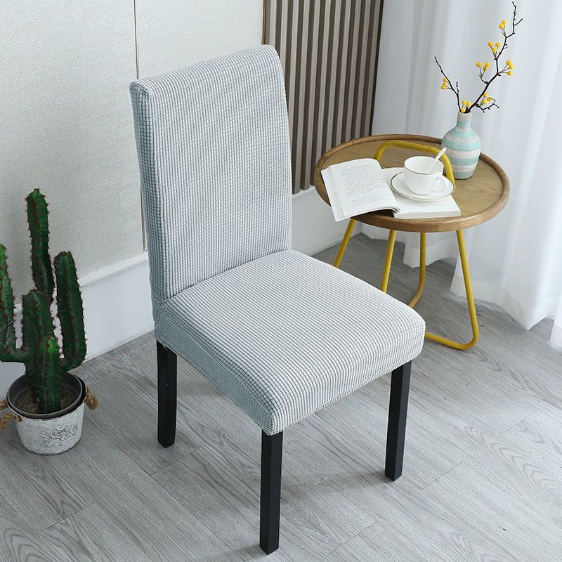 Жаккардовый чехол на обеденный стул, эластичный эластичный чехол из спандекса с длинной спинкой, чехол на стул для стульев, кухни, отеля, свадебного банкета