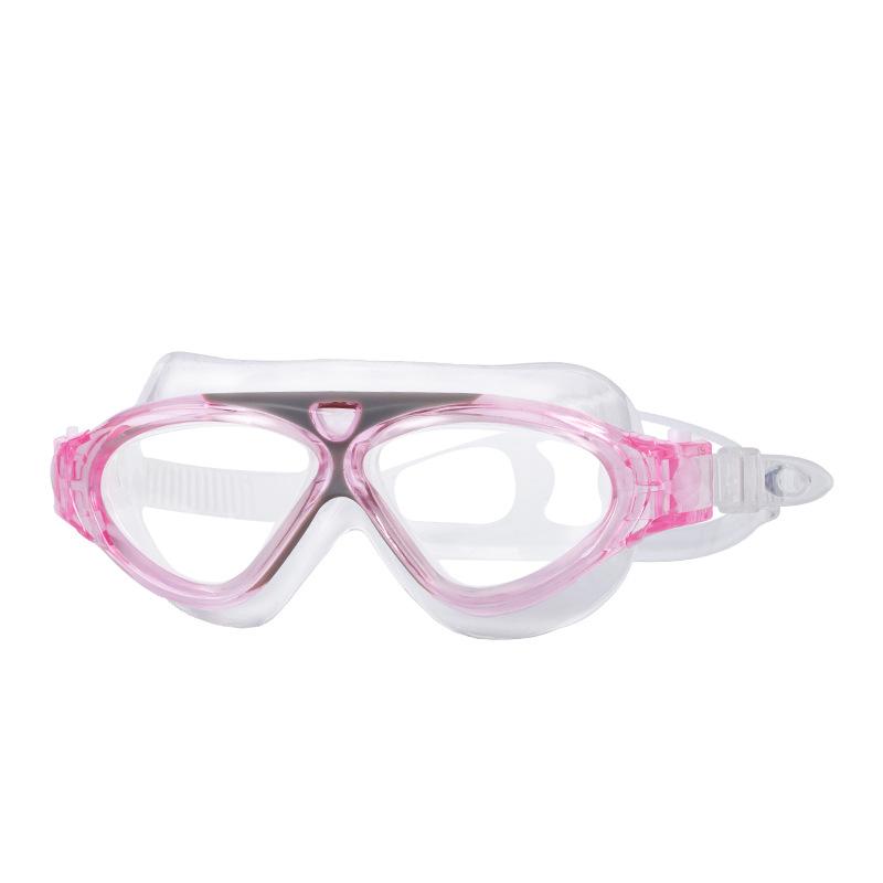 Large-frame swimming goggles made of liquid silicone, new waterproof diving outdoor sports equipment glasses, diving swimming goggles