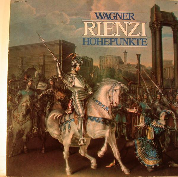 Виниловая пластинка RICHARD WAGNER - Rienzi. Основные моменты 668525 Голос Бытие 1976 Германия Классика Б/у