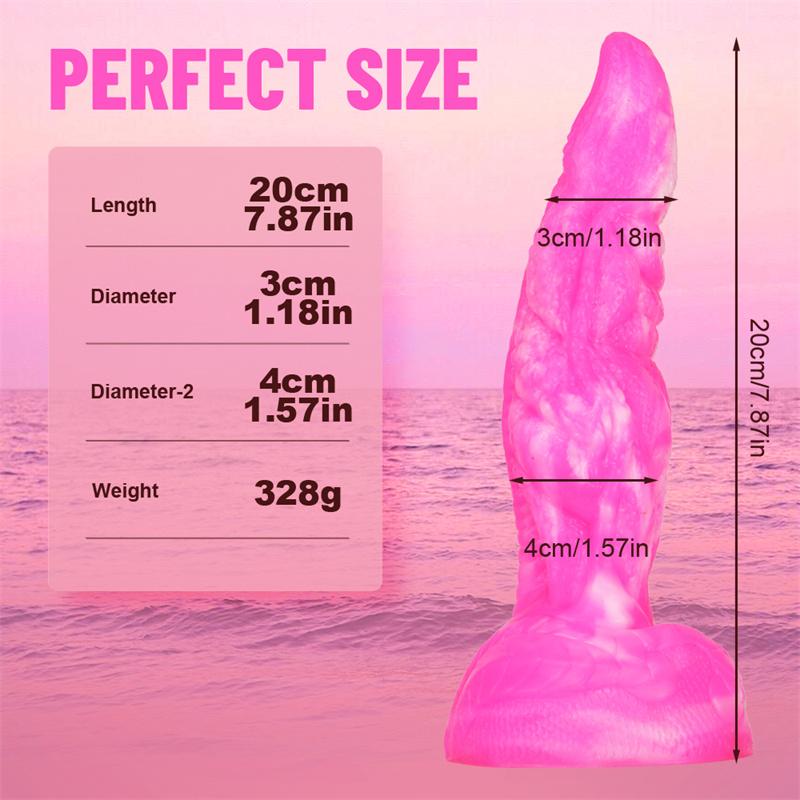 Yan Beast Mixed Color Liquid Silicone Oversized Realistic Simulation Phallus Dildo Female Sex Toys