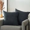 Topfinel Linen-Like Cushion Covers, 35x35cm, Nordic Style, Stylish Cotton-Linen Solid Color, Sofa Back Cover, Decorative Pillowcases, Zabuton Covers,
