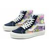 Vans Sk8 38 Dx Холст Цветочный Граффити Повседневные Высокие Кеды для Скейтбординга Унисекс Кроссовки Синий Розовый VN0A38GF9GR
