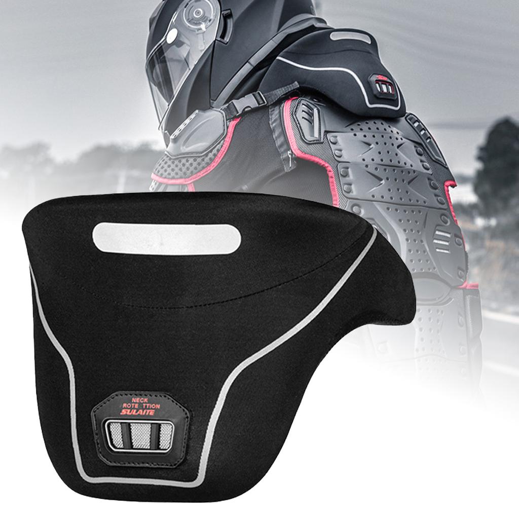 Мотоциклетный шейный ортез для езды на открытом воздухе, удобный дышащий защитный шейный щиток для мотоцикла, простая установка