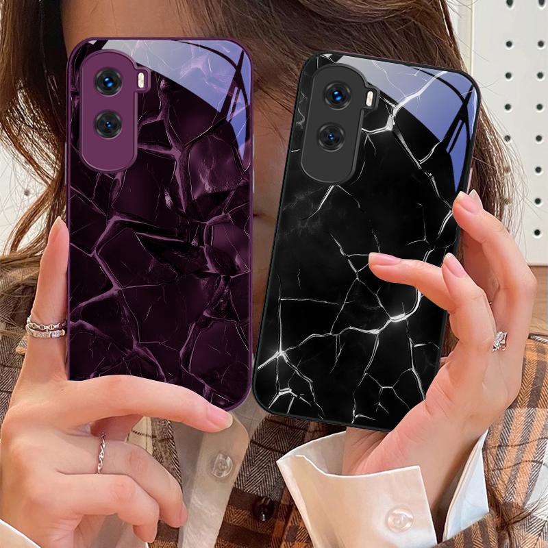 Красный лавовый текстурный узор Для Honor 30 50 50SE 70 Pro 90 200 200Pro Magic 4 5 7 Lite X9c Smart X50i Plus X9 X30 Стеклянный чехол для телефона