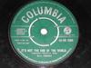 7inch Record BILL FORBES - It's Not The End Of The World 45DB4386 COLUMBIA 1959 UK Rock Used
