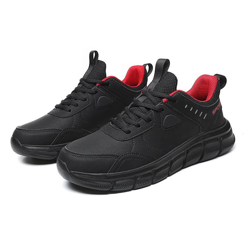 Men Thick Bottom Sneakers Platform Casual High Top Running Shoes Breathable Sock Sport Shoes Fashion Walking Black Footwear Big
