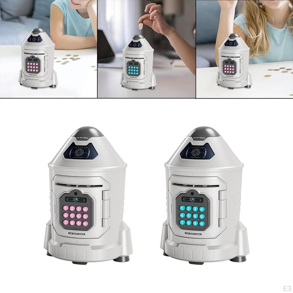 Банкомат-копилка Rocket Piggy Bank с автоматической прокруткой, подарки на день рождения на фестивале, денежный банк, банки для монет для мальчика