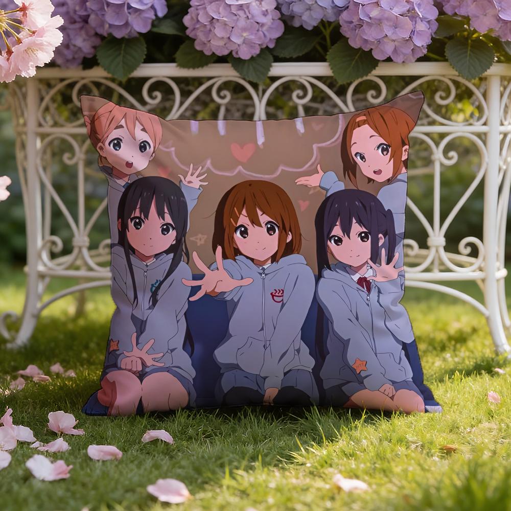 Аниме K-K-ON! Милая Наволочка для Подушки Домашняя и Автомобильная Двухцелевая Наволочка: Двусторонняя конструкция для максимального комфорта