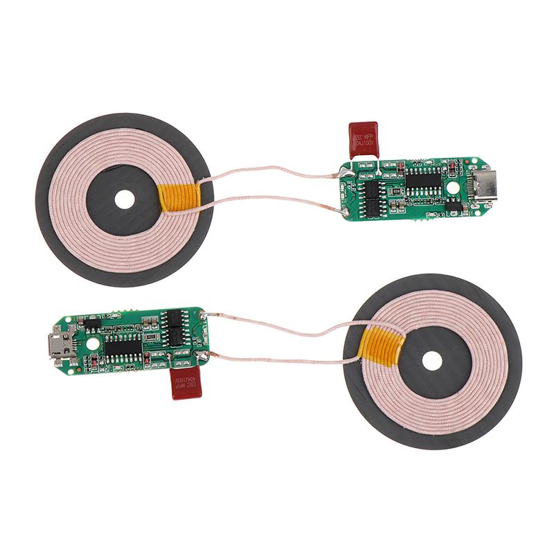 10/15 Вт Беспроводной зарядный модуль Micro Type-C Передатчик Печатная плата Pcba Катушка