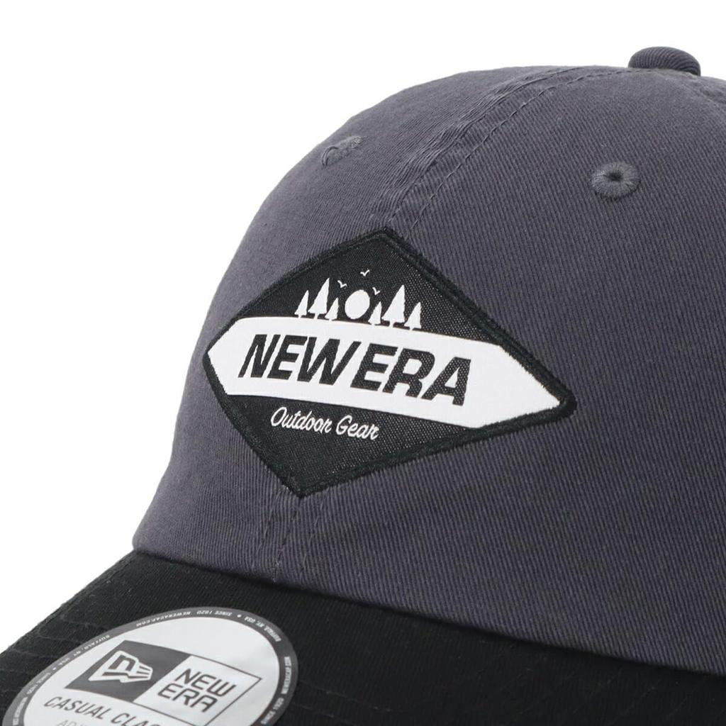 New Era Outdoor Casual Dark Free CC Diamond DGRA NER36O9712 Cap, Classic, Two-Tone Cotton, Graphite/Black, Size, Logo, BLK, 14392159,