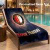 Custom Text Feyenoord Print Beach Towel Large Towel For Home Bathroom Beach