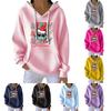 Women's Fashion Casual Christmas Angel Print Pullover Long-Sleeve Sweatshirt