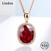 Женское ожерелье Lindon, кулон из медного сплава, циркон, модный подарок