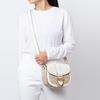 Coach C2806 Сумка-седло Georgie Signature Canvas Светло-хаки Меловой IMDQC