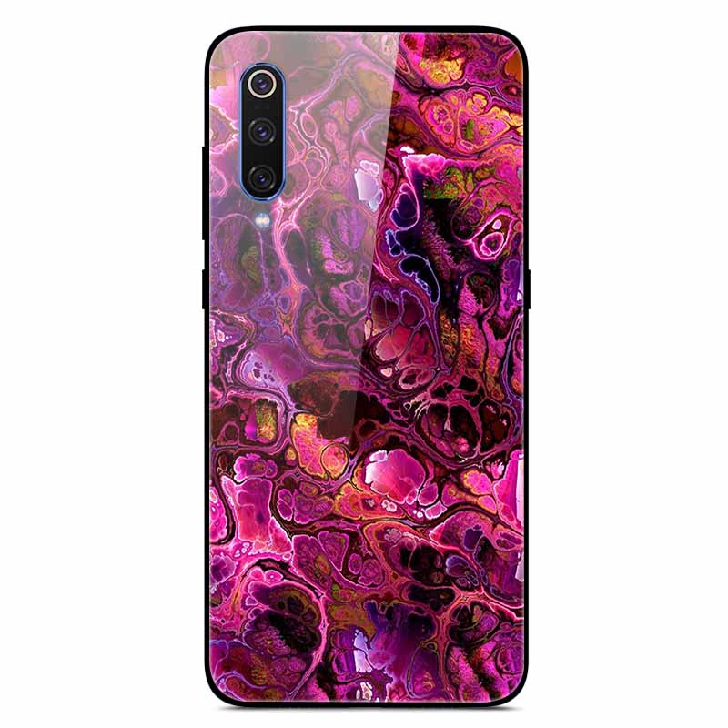 Чехлы для Xiaomi Mi A3 Роскошные Чехлы для Телефона из Закаленного Стекла Космические для Xiaomi MI 9 Lite Чехол 9lite MiA3 Жесткий Защитный Задний Корпус