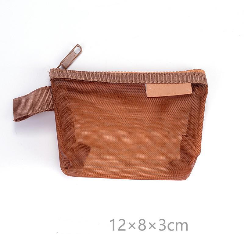 Мини-прозрачная нейлоновая сетчатая сумка для карт, органайзер для кредитных карт, портативный кошелек для монет, губная помада, сумка для хранения ключей с линией передачи данных