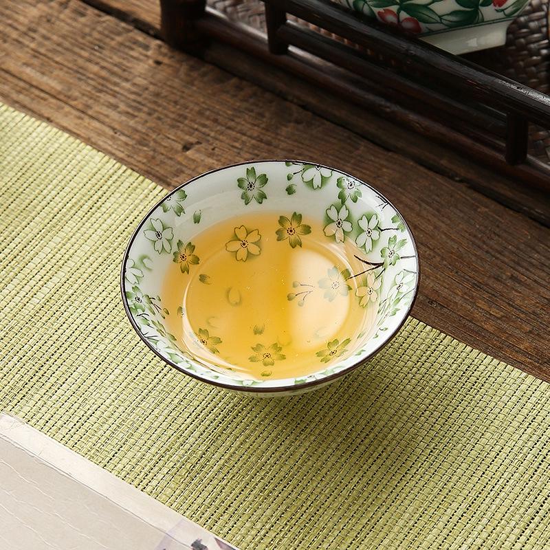 Двухцветная сине-белая фарфоровая чашка доули - Керамическая чашка мастера кунг-фу, Японская дегустационная чаша, Одинарная чайная чашка.