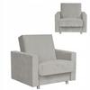 Alicja Sofa Bed with Storage Family Meble Grey Beige