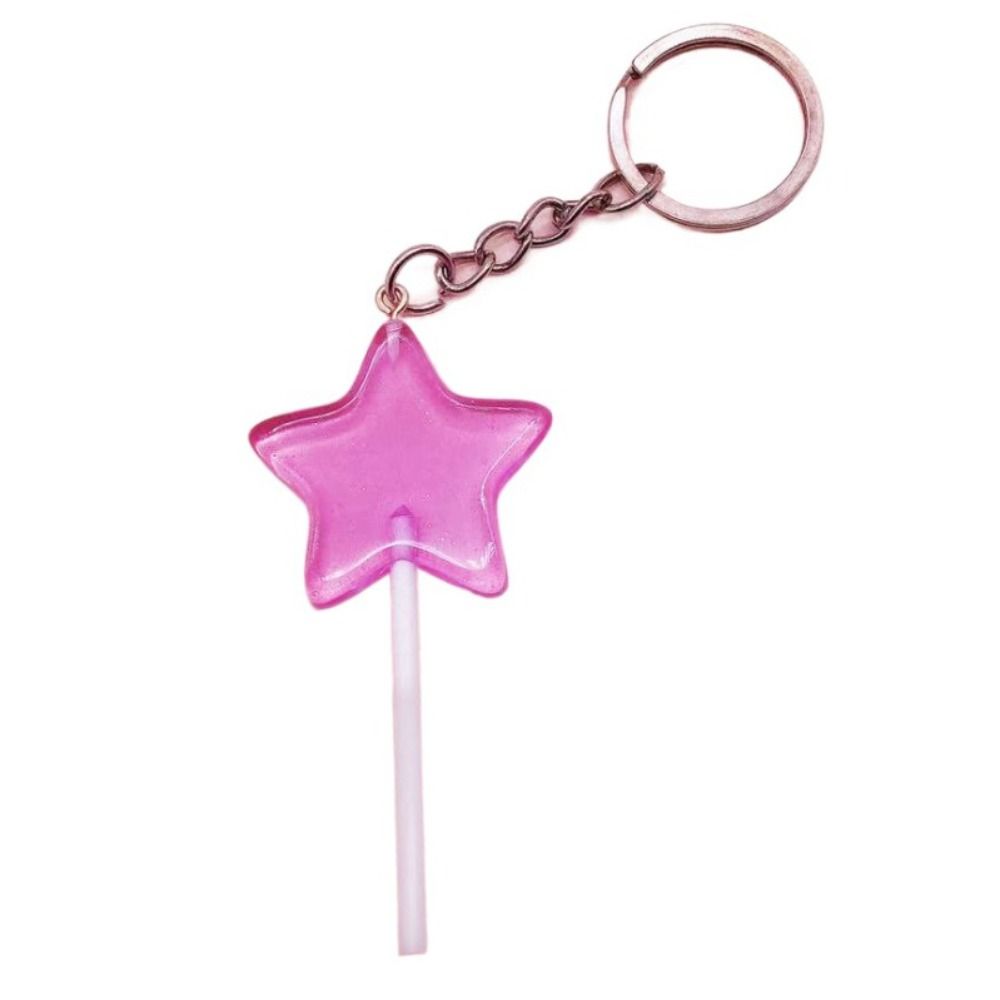 Resin Simulation Food Key Rings Lovely Handbag Pendants Candy Lollipop Keychain  Jewelry Gifts