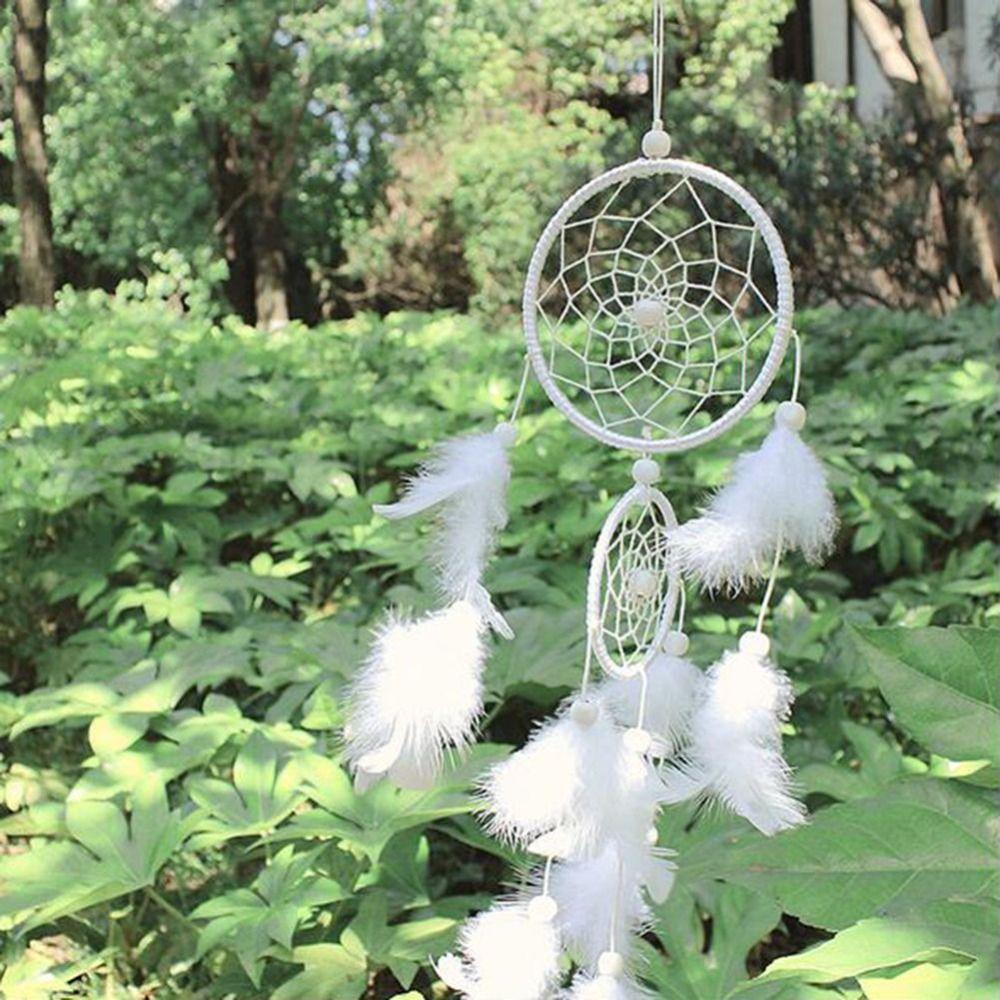Style Catching Up Handmade Tapestry Dream Catcher Feather Weaving Wind Chimes Feathers Wall Hanging