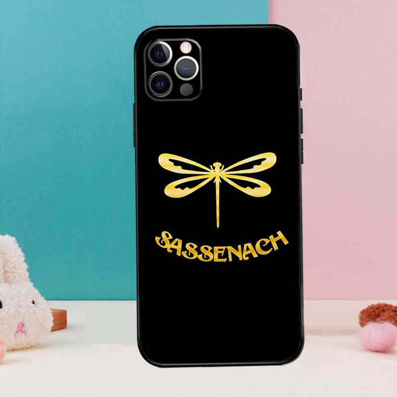 Outlander Sassenach Dragonfly Phone Case For iPhone 17 Air 16 15 14 13 12 11 Pro Max 12 13 mini 15 16 Plus 16e Cover Coque