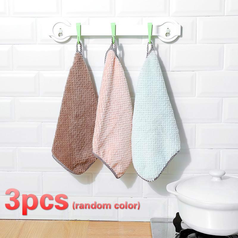 Домашняя чистая тряпка для мытья посуды Полотенце Водопоглощающие салфетки Обеззараживающее кухонное полотенце Кухонное полотенце