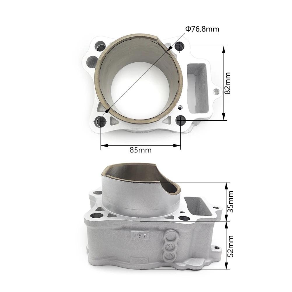 For HONDA CRF250R 10-17 Air Cylinder Block Cylinder Head Standard Bore 77mm Aluminum Engine Cylinder Motorcycle Accessories