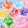 998Pcs Coloful Pom Poms Bulk Small Fuzzy Balls, Available In 10 Styles, 0.39 Sizes Pompoms for Crafts, Christmas, Wedding Home