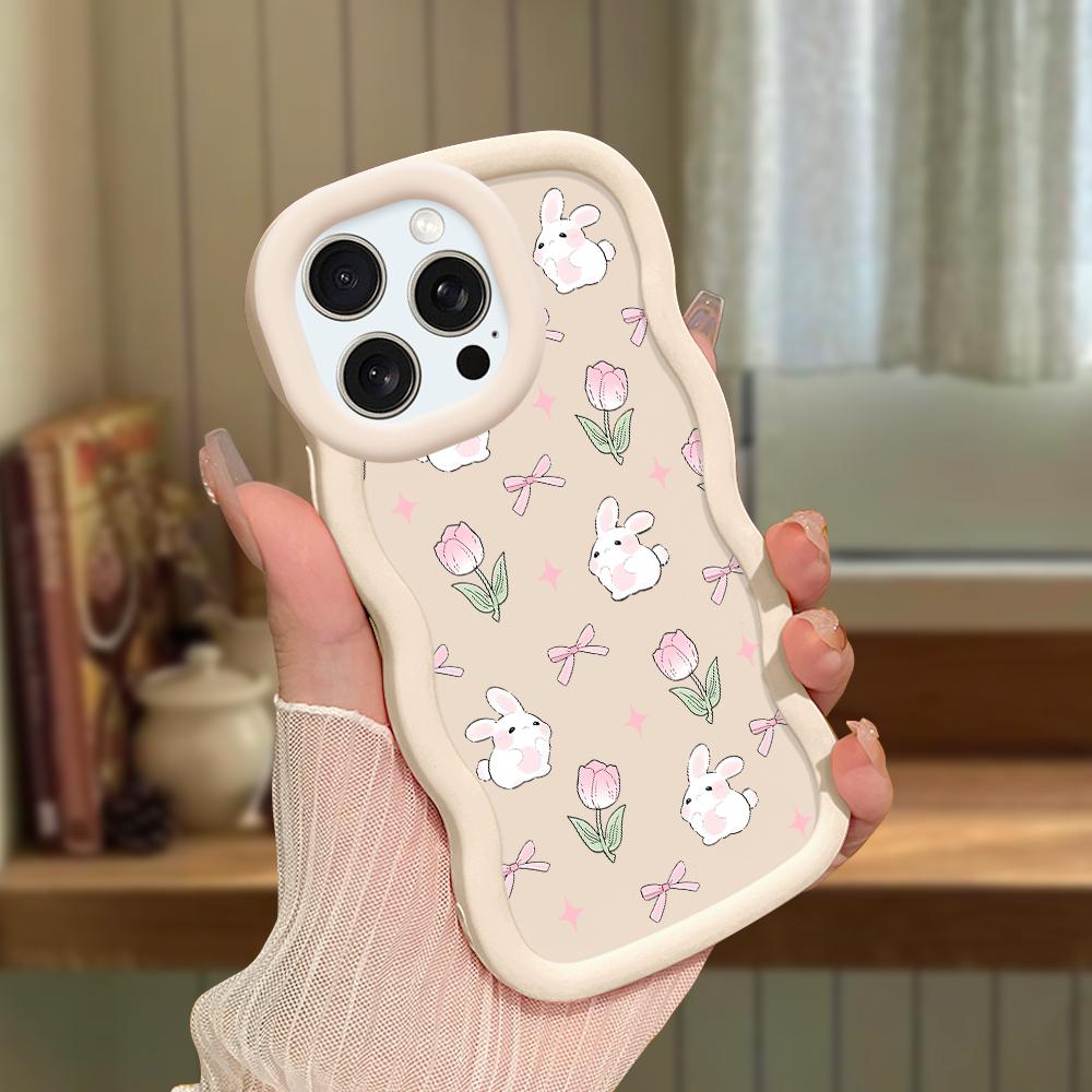 Чехол для телефона Macaron из мягкого силиконового материала с большой волной и кромкой, противоударный защитный резиновый чехол для iPhone Samsung Huawei Honor Xiaomi Redmi OnePlus Moto