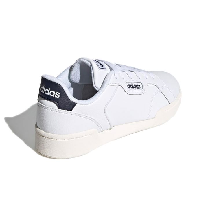 Adidas Neo Roguera J Нескользящие низкие детские кеды для скейтбординга Детские кеды для скейтбординга Белые Черные FY7181