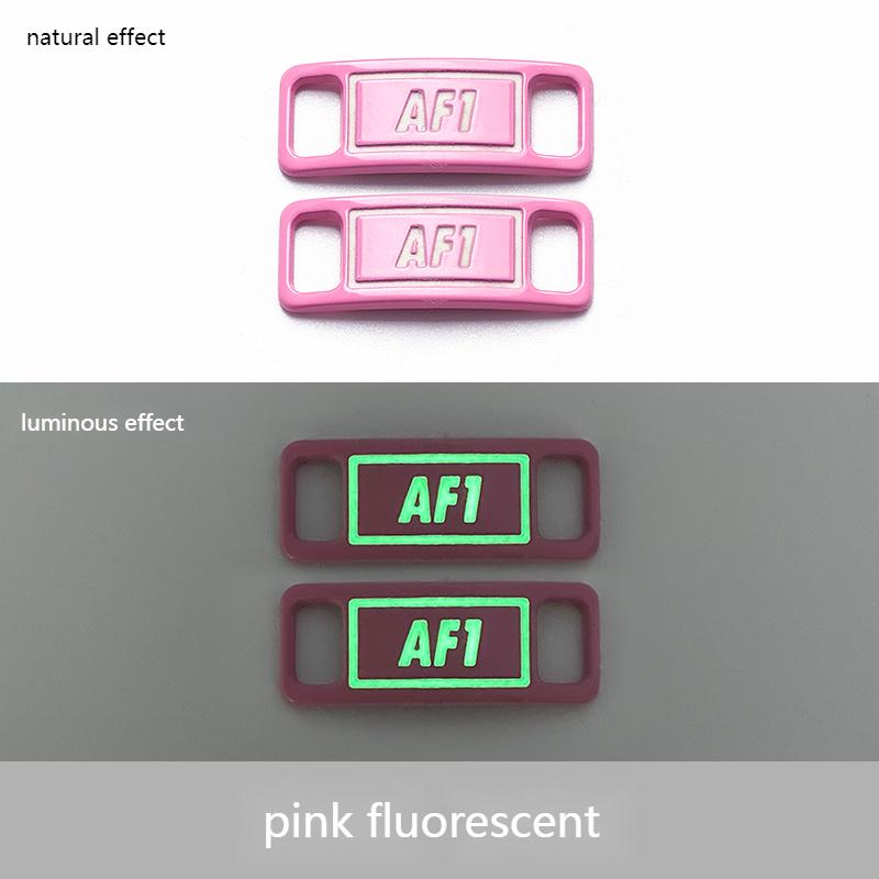 № 8, 2 шт., шнурки с флуоресцентной пряжкой для обуви, светящиеся шнурки для кроссовок AF1, аксессуары для обуви, декоративные шнурки