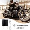 Подогреваемые ручки для мотоцикла с питанием от USB, водонепроницаемые, для велоспорта, грелки для рук, подогреватели руля мотоцикла для зимней холодной погоды
