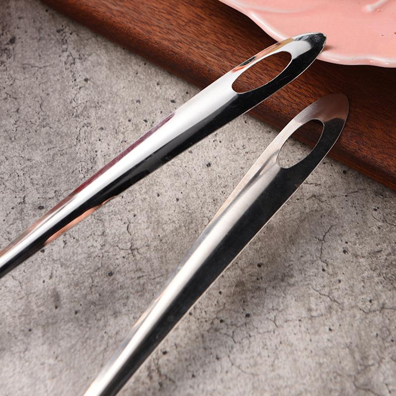 Дуршлаг для масла из нержавеющей стали с длинной ручкой, ложка, дуршлаг с мелкой сеткой, кухонный инструмент