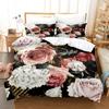 Sunny Garden Bedding Set Flowers 3D Printed Comfortable Brushed King Queen Twin Size Duvet Cover for Modern Bedroom Decoratiion