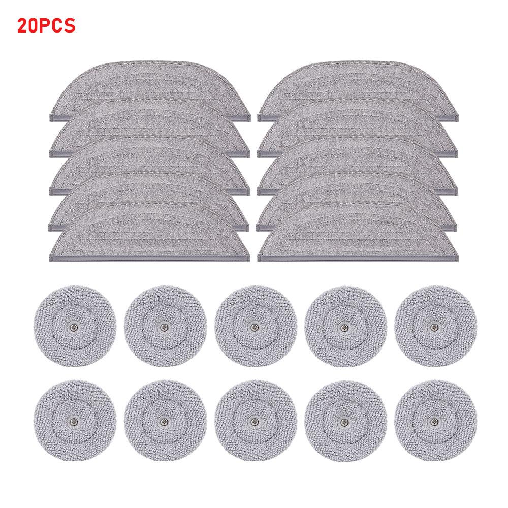 Mop Cloth For Roborock S8 MaxV Ultra S8 Max Ultra G20S Antibacterial Shock Mop Cloth Round Rag Robot Vacuum Cleaner Accessories