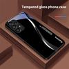 Двухцветные полосы для Samsung Galaxy S 8 9 10 20 Plus 21 FE 22 23 24 Ultra S7 Edge Черный Чехол для телефона из закаленного стекла Жесткий чехол