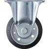 Колесо поворотное с тормозом и резиновым ободом B, 100 мм, 420SR-RBB100