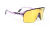 Солнцезащитные очки RUDYPROJECT Spinshield Air Crystal Lilac с линзой Laser, 147 мм, Глянцевые/Мульти Золотой, SP845765-0000, Ширина