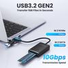 Кабель для мобильного жесткого диска M.2 NVMe с Type-C 3.2 для 2230 2242 2260 2280 22110 Внешний жесткий диск M.2