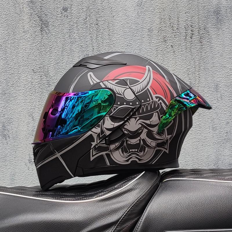 Новый мотоциклетный шлем 2024 года, сертифицированный DOT, шлем-модуляр с открытым лицом и двойным визором, безопасный, откидной шлем с солнцезащитным козырьком